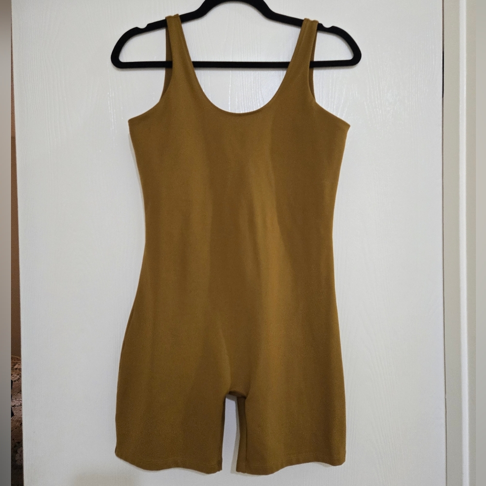 🧡🤎 GIRLFRIEND COLLECTIVE Bike Unitard In Color: SADDLE